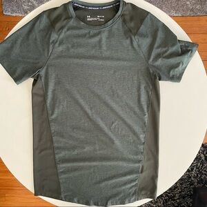 Under Armour Fitted Training Vent Shirt Men’s Size Small Green